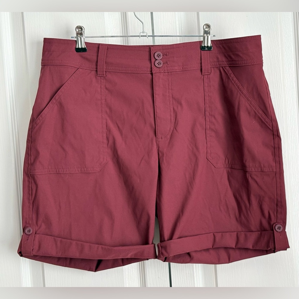 Eddie Bauer Women's Shorts, Burgundy, size 12